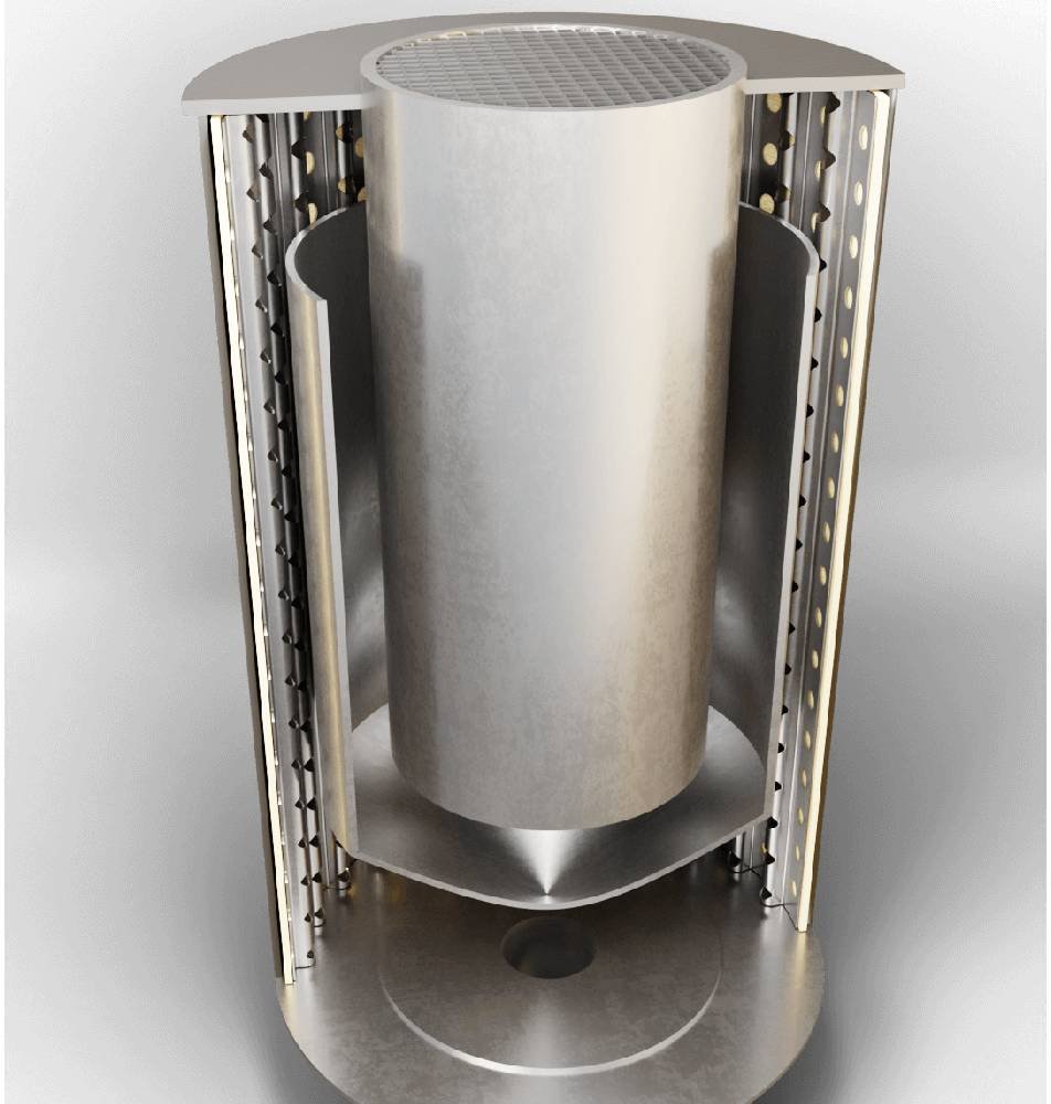 warm-up vent silencer