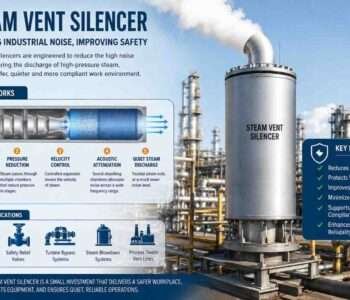 Steam Vent Silencer Reduce Industrial Noise & Improve Safety