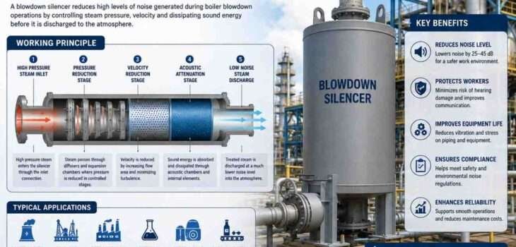 Better Understanding the Working Principle of a Blowdown Silencer