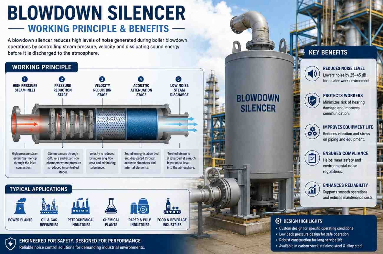 Better Understanding the Working Principle of a Blowdown Silencer