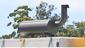 DG exhaust silencers for industrial applications