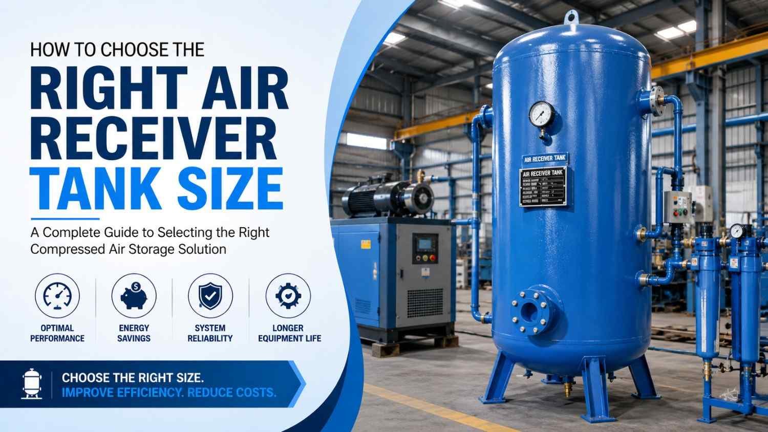 How to Choose the Right Air Receiver Tank Size