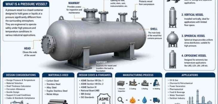 What is a Pressure Vessel Types, Design and Applications